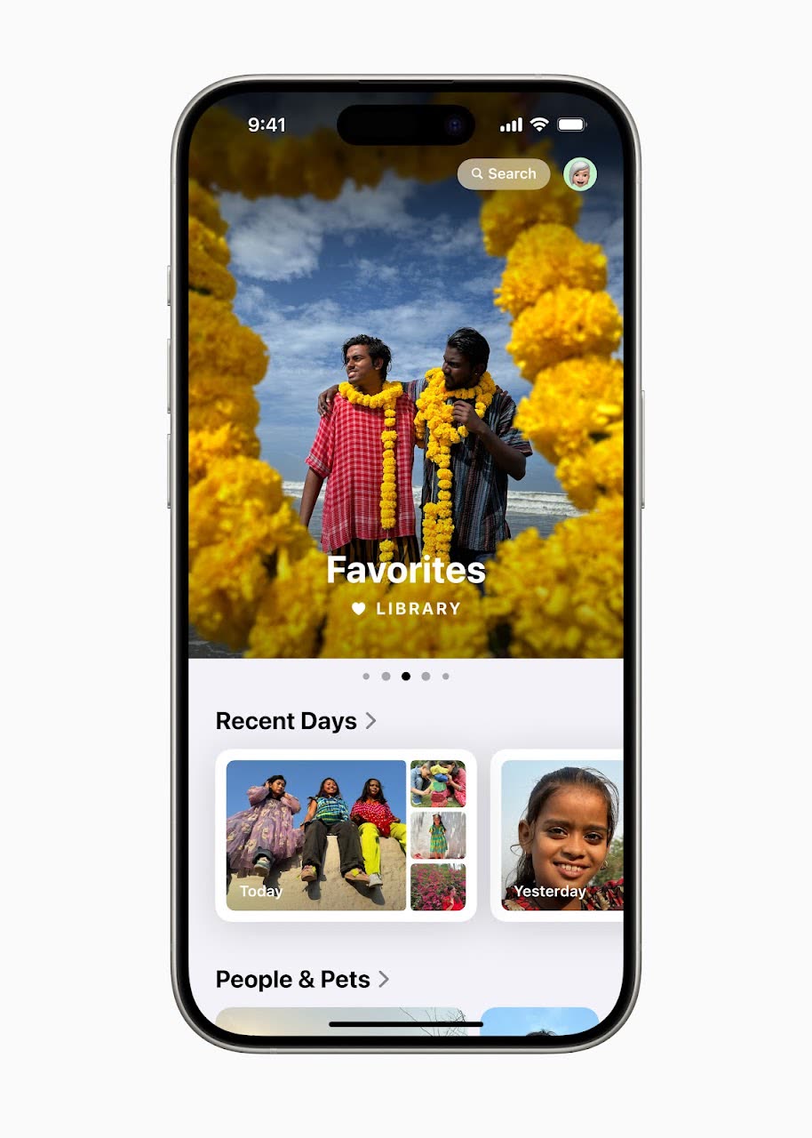 iOS 18 Photos app